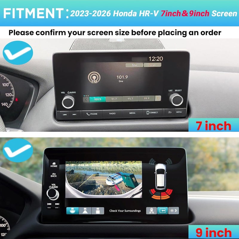 Sinminou Center Console Organizer Dashboard Tray Compatible with 2023-2026 Honda HR-V Interior Accessories, Dashboard Storage Organizer Box, Fits Both Honda HRV 7-inch and 9-inch Screen - Image 3